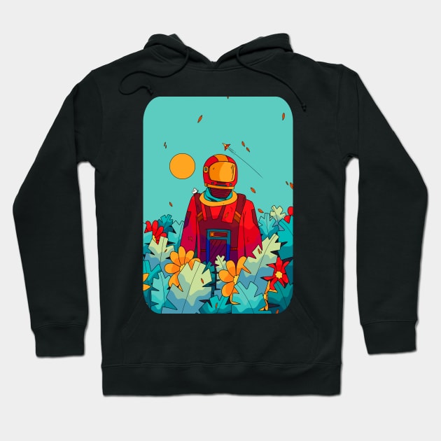 Summer space traveller Hoodie by Swadeillustrations